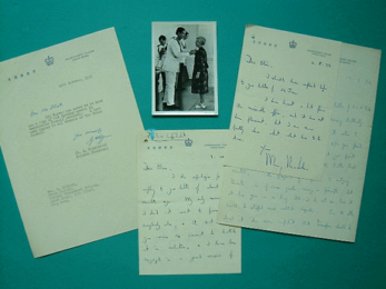 Correspondence with former Governor Lord Murrary MacLehose. Correspondence with former Governor Lord Murrary MacLehose.