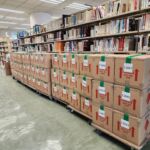 Books are packed