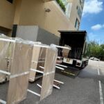 Furniture was moved out
