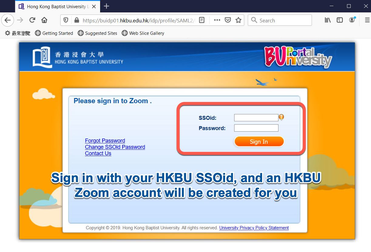 Firsttime Zoom setup Get help HKBU Library