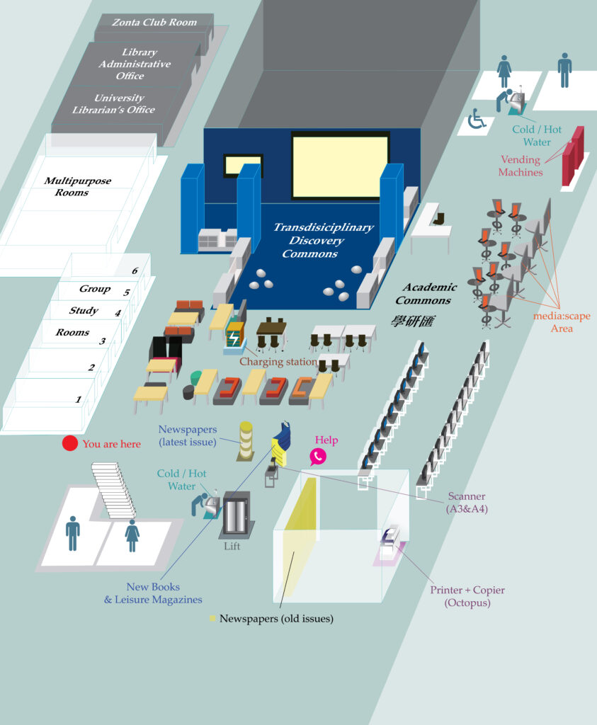 Hkbu Library Map Level 2 - Main Library Floor Plans - Floor Plans - Using the Library ...